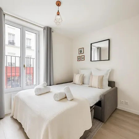 Lägenhet Cosy Proche Des Buttes-chaumont Paris